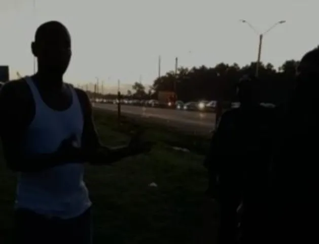 FIERY PROTEST CAUSE TRAFFIC GRIDLOCK INTO POS