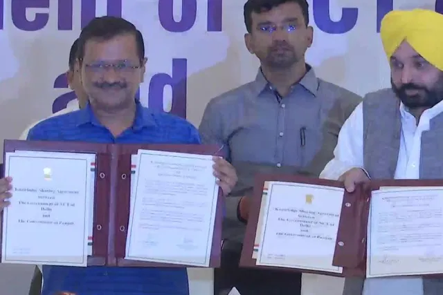 A Knowledge Sharing Agreement has been concluded between Delhi and Punjab