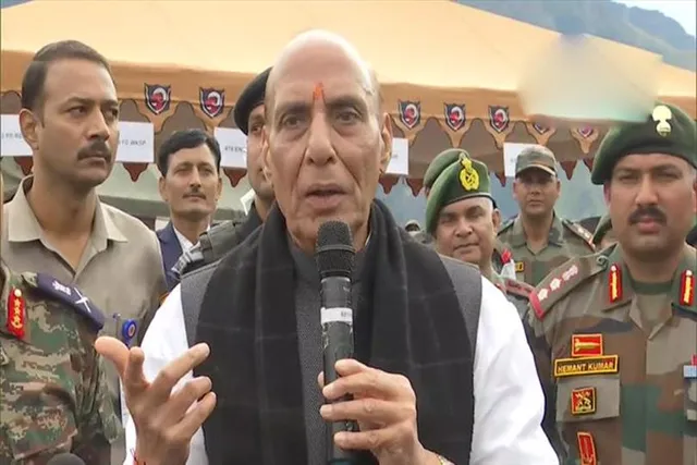 Our country is safe in the hands of our armed forces: Rajnath Singh