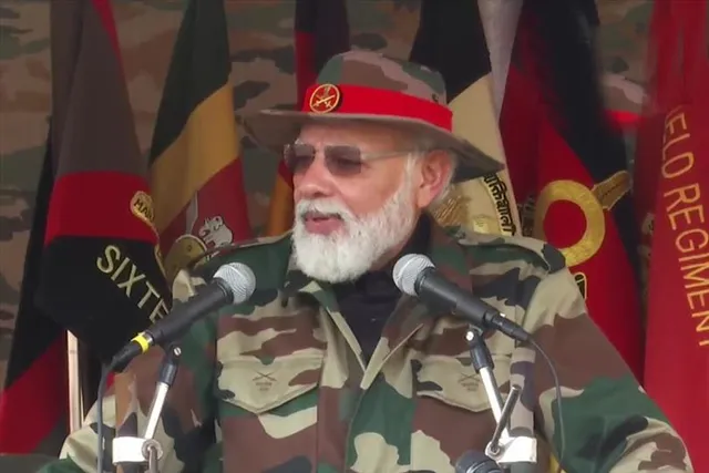 'Our soldiers are the 'suraksha kawach' of 'Maa Bharti'