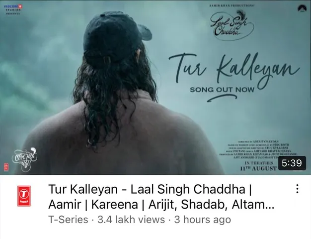 Tur Kalleyan song is out now