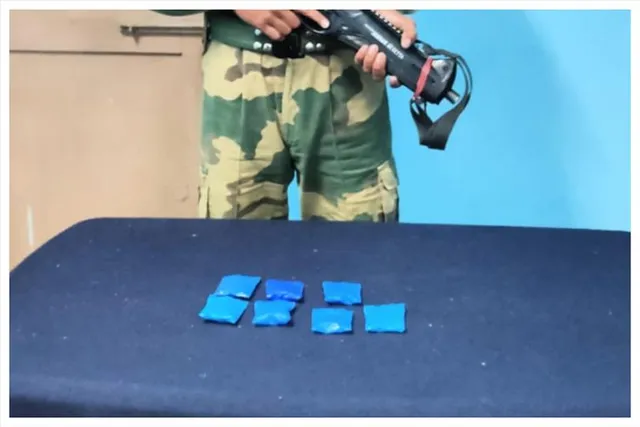 BSF seized 1300 Nos Yaba Tablets worth Rs 6.5 Lacs on Indo-BD international border