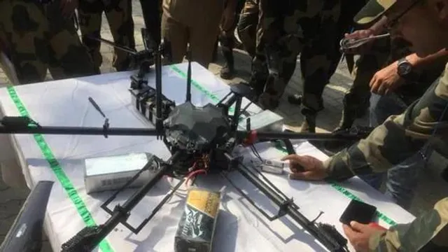 Pak Drone downed by BSF troops