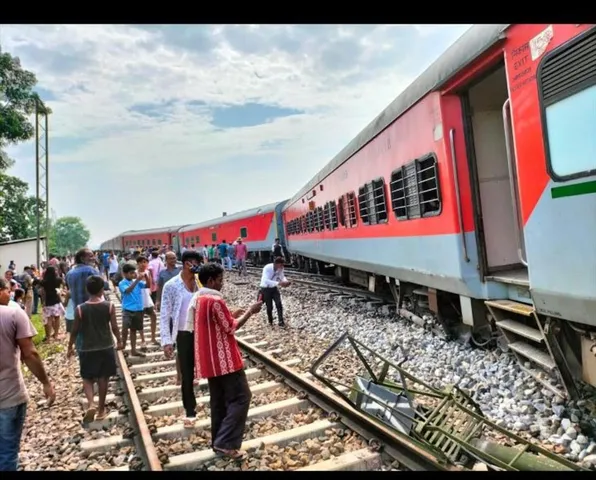 Derailed Saraighat express