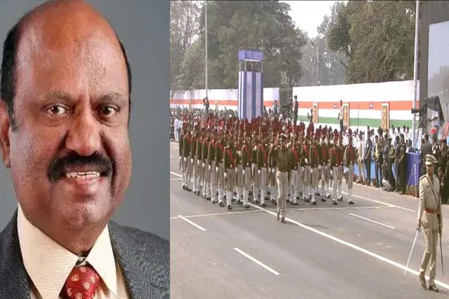 The Governor hoisted the flag at Red Road on Republic Day