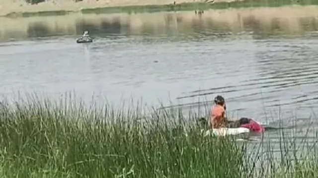 A horrific accident in the Chambal River