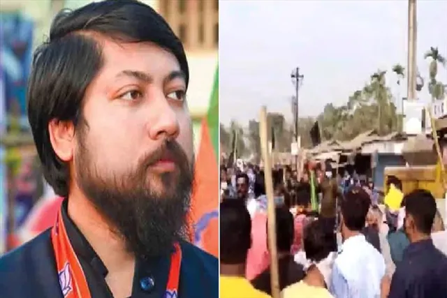 Non-bailable case against BJP leadership in connection with Nishith's convoy attack!