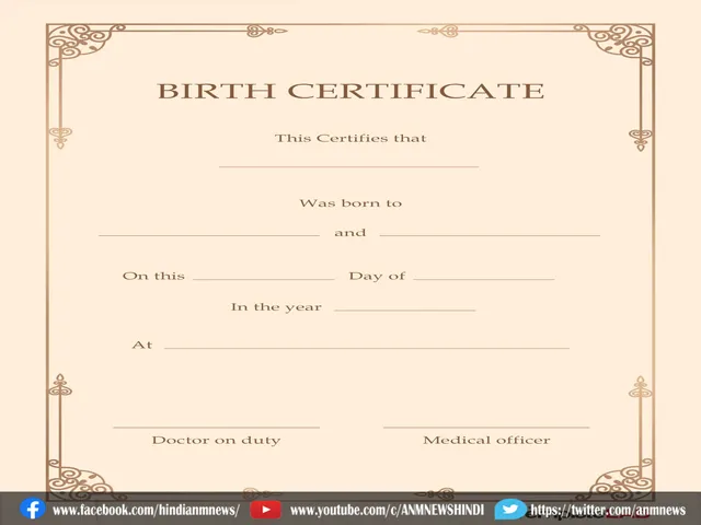 12 BIRTH CERTIFICATE