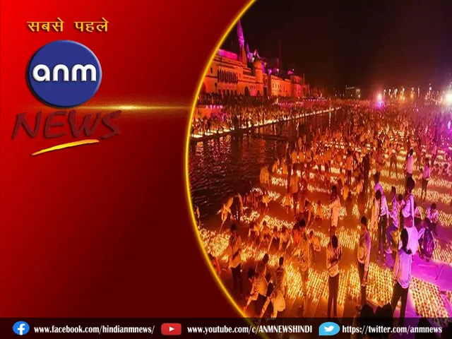 lamps in Ayodhya