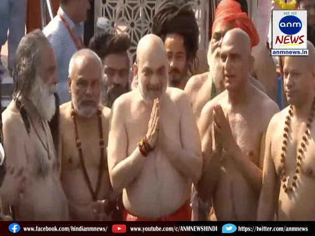 amit  shah Sangam