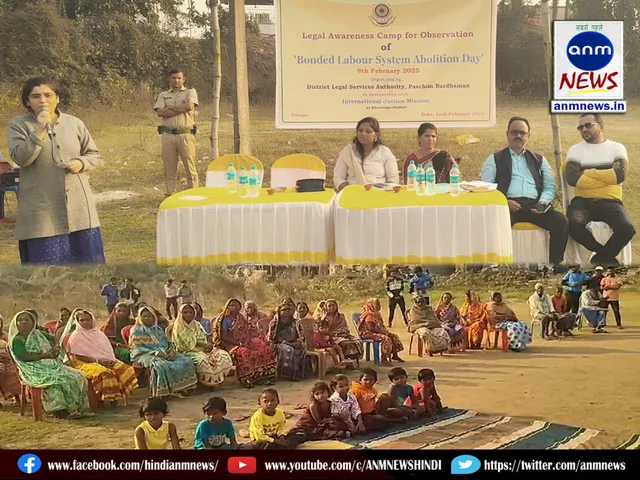 DLSA West Bardhaman made workers aware near Dubudih checkpost