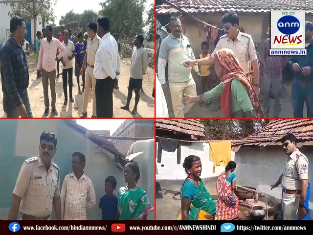 The police of Barabani police station reached the door of the villagers
