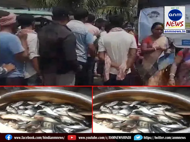 Fish seeds were distributed among the fishermen