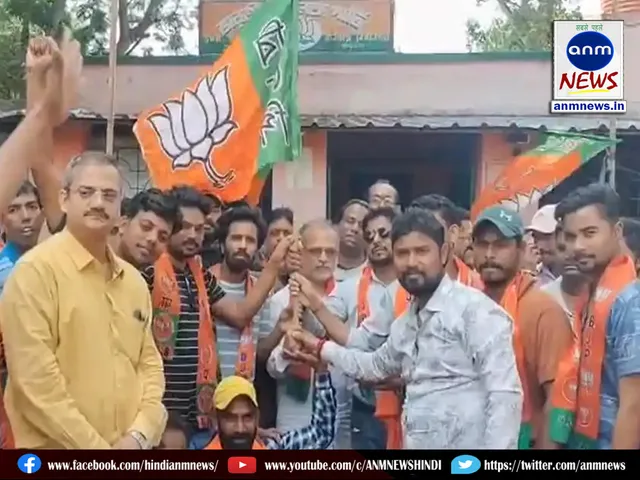 12 youths left TMC and CPIM and joined BJP