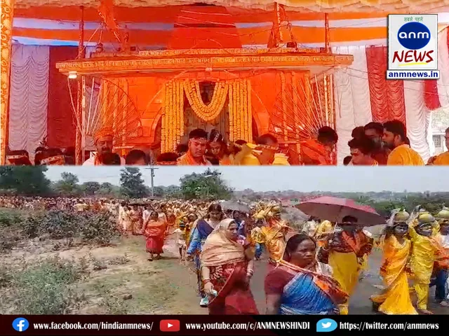 Kalash Yatra was taken out on Hanuman Jayanti