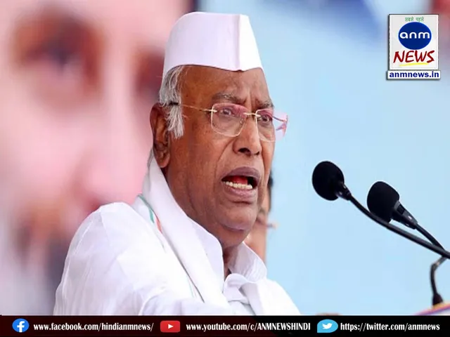 Congress party president Mallikarjun Kharge