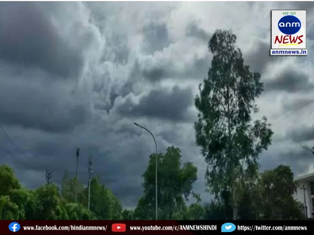 hailstorm with rain