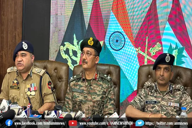 Media conference held at Victor Force Headquarters in Pulwama