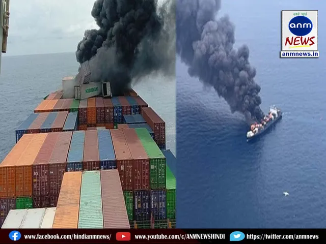 Explosion in ship