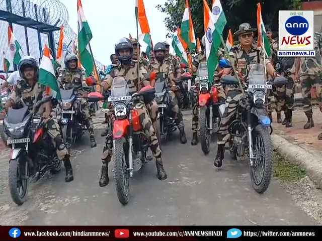 BSF's Tiranga Yatra in honour of the brave martyrs
