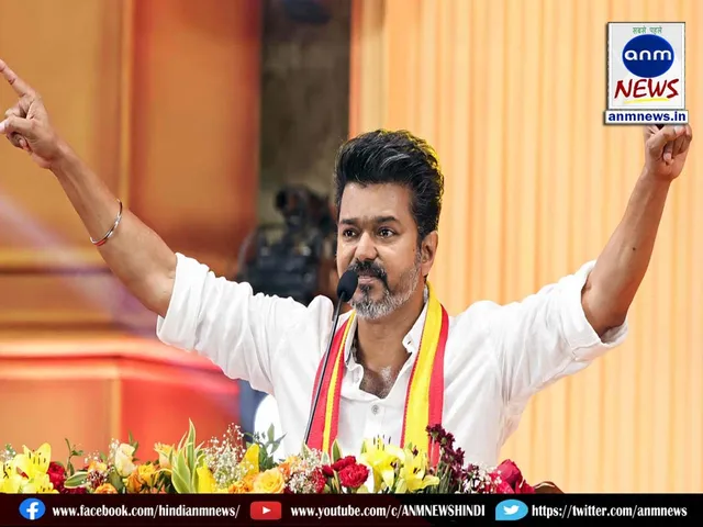 Tamil Nadu Tvk Chief Vijay