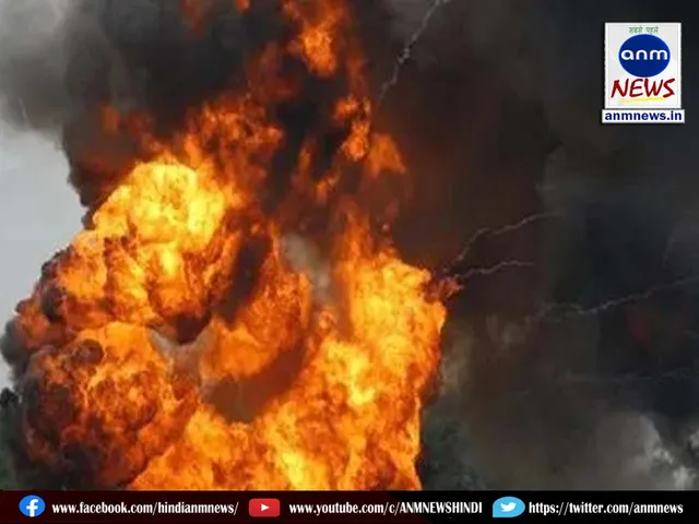 Massive explosion in a firecracker factoryfactory