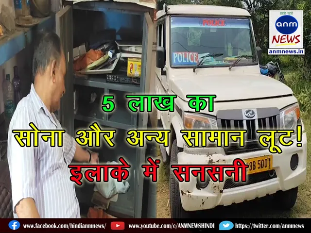 Gold and other items worth Rs 5 lakh were looted from the temple