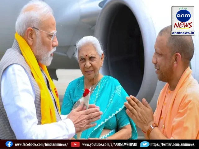 PM Modi welcomed in Kashi
