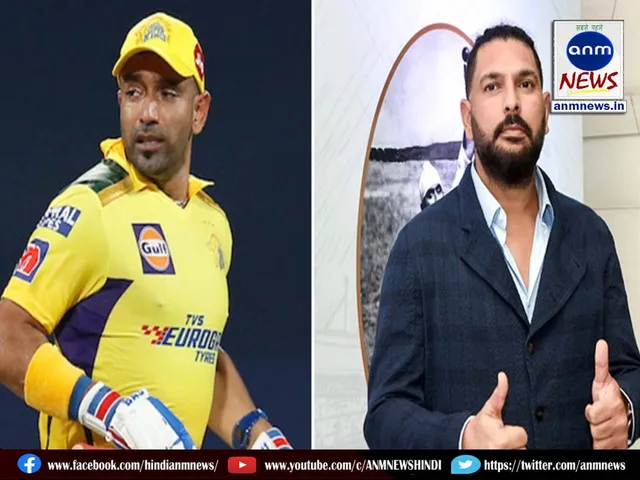 Yuvraj Singh and Robin Uthappa