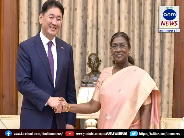 Draupadi Murmu meet Mongolian President