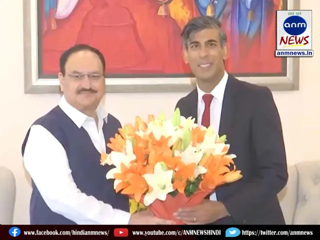 Rishi Sunak meet JP Nadda