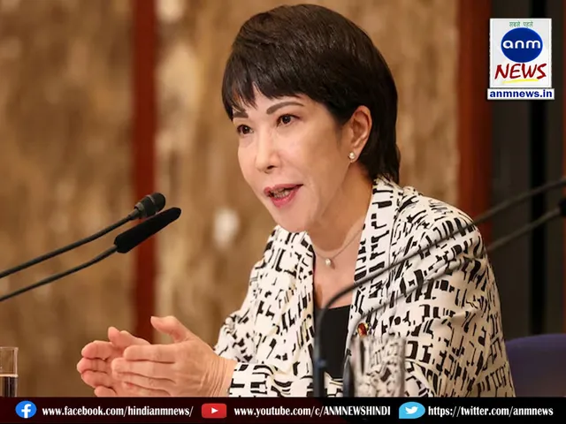 Sanae Takaichi became the first female Prime Minister of Japan