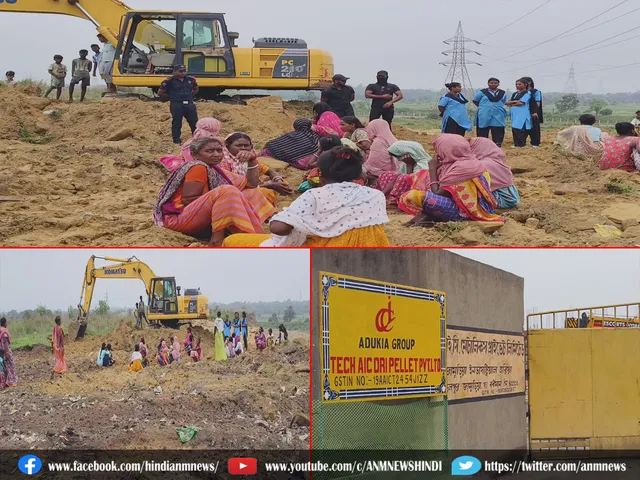 protest demanding toilets and ponds
