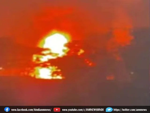 fire in tanker