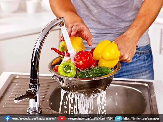 wash vegetable
