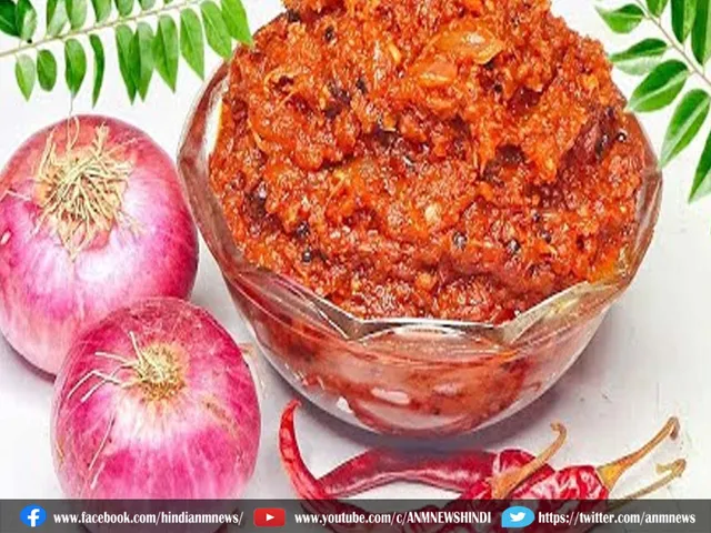onion chutney.