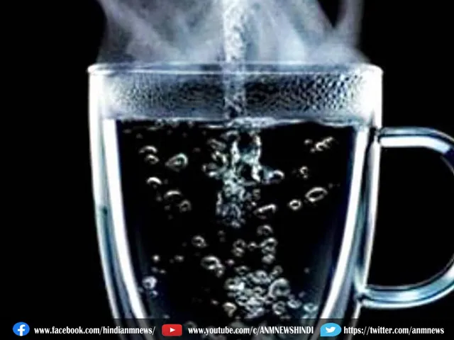 warm water.