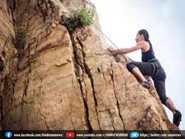 rock climbing.