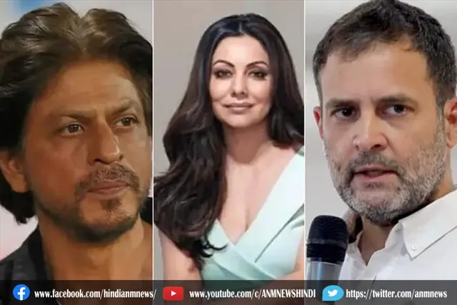 राहुल गांधी ने शाहरुख-गौरी को लिखा पत्र