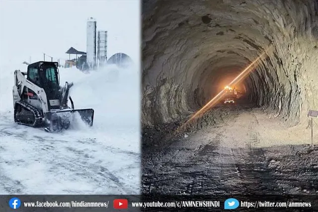 जोजिला टनल की काम रिकॉर्ड समय में पूरी हुई
