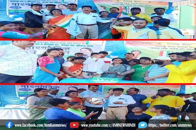 टीएमसीपी के स्थापना दिवस पर 35 छात्रों ने थामा टीएमसीपी का झंडा