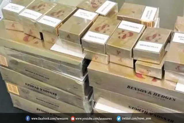17 करोड़ की विदेशी सिगरेट जब्त