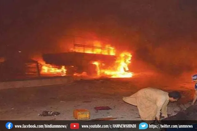 पाकिस्तान के कराची में बड़ा धमाका