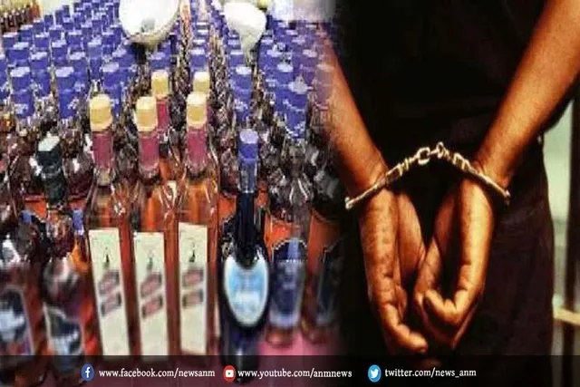 भारी मात्रा में शराब के साथ 4 शराब कोच गिरफ्तार