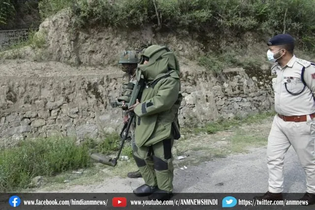जम्मू में एक बैग बरामद