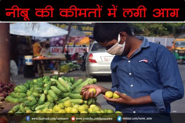नीबू की कीमतों में लगी आग