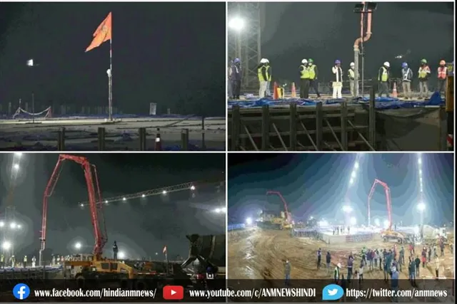 तीन मंजिला मंदिर में होंगे चार सौ खंभे