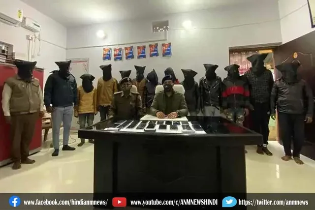 देवघर से 13 साइबर अपराधी पकड़े गए