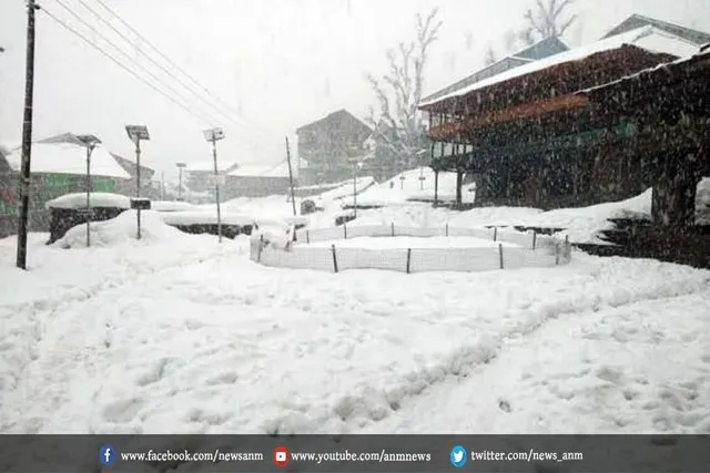 संदकफू में वर्तमान सर्दियों की पहली बर्फबारी हुई