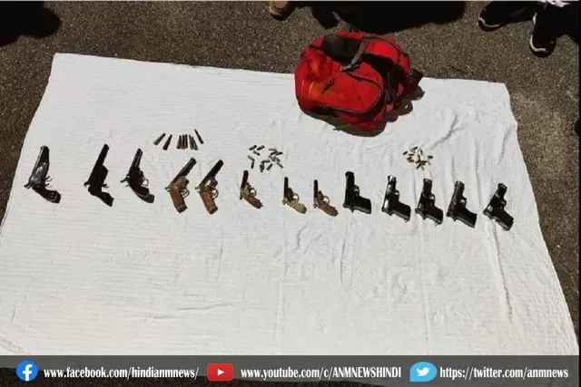 पुलिस से मुठभेड़ में हथियार तस्कर गिरफ्तार